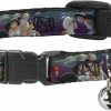 Small Animal Buckle-Down | Buckle-Down Breakaway Cat Collar - Aladdin & Jasmine Scenes/Castle/Birds - 1/2\" Wide - Fits 9-15\" Neck - Large