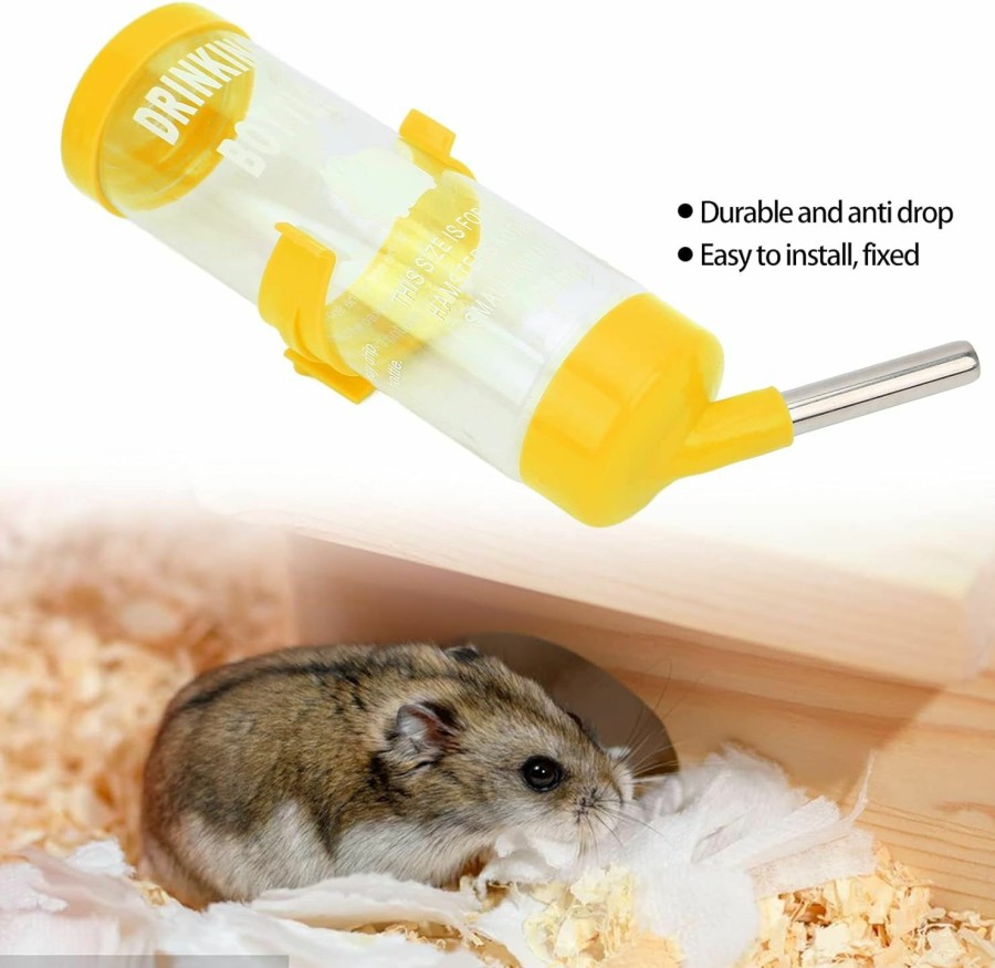 Small Animal HEEPDD | Heepdd Small Animal Water Bottle, Automatic No Drip Hamster Water Dispenser For Pet Dwarf Hamster Mice Gerbil Rat Chinchillas Guinea Pig Rabbit