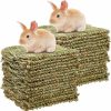 Small Animal Riakrum | Riakrum 40 Pcs Grass Mats For Rabbits Bunny Grass Mat Woven Straw Mat Bed Rabbit Sleeping Mat Natural Chew Toy Bed For Parrot Chinchilla Squirrel Hamster Cat Dog Small Animal