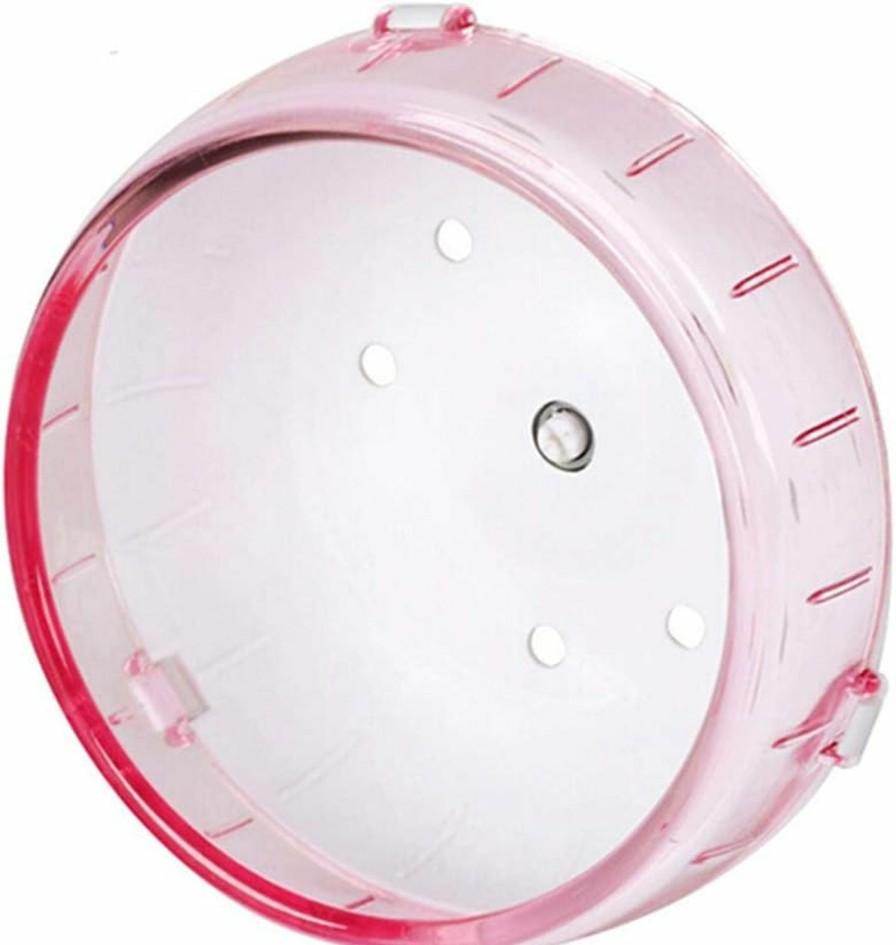 Small Animal ZOOPOLR | Zoopolr 4.7 Inches Small Silent Spinner Exercise Running Wheel For Small Hamsters, Gerbils, Or Mice (Pink Running Wheel)