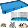 Small Animal MUYG | Muyg Guinea Pig Cage Tarp Bottom For C&C Grids Habitat,Soft Oxford Cloth Washable Waterproof Guinea Pigs Cage Liners Pads Small Animal Cage Bedding For Rabbit Bunny Hamster Ferrets