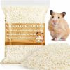 Small Animal Sukh | Sukh 15.5Oz White Natural Paper Bedding - Hamster Bedding Milk Block Bedding White Dwarf Hamster Bedding Hamster Bedding Set Small Pet Bedding With Odor Control For Guinea Pigs, Gerbils And Rabbits