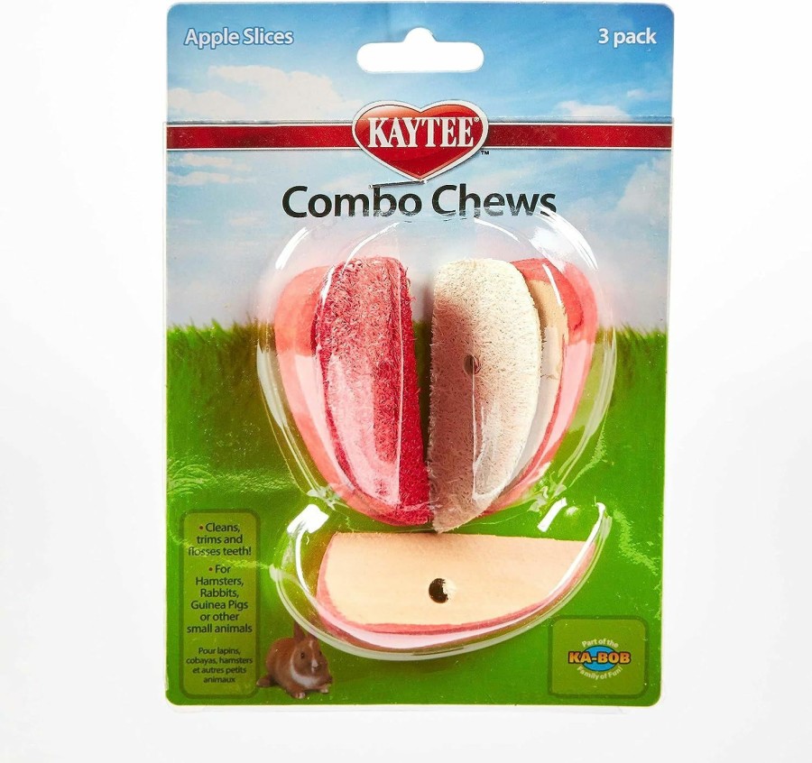 Small Animal Kaytee | Kaytee Combo Chews Apple Slices, 3-Pack