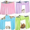 Small Animal Geetery | Geetery 4 Pcs Guinea Pig Hideout Small Animal Corner Fleece Hideaway Cute Ferret Hammock Cage Decor Accessories For Hamster Hedgehog Small Bunny Small Pets, 4 Styles