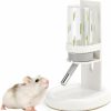 Small Animal Marchul | Marchul Hamster Water Bottle For Glass Tank, No Drip Guinea Pig Water Bottle With Stand/Holder Adjustable, Leak-Proof Small Animal Water Bottles For Hamsters (4Oz, White)