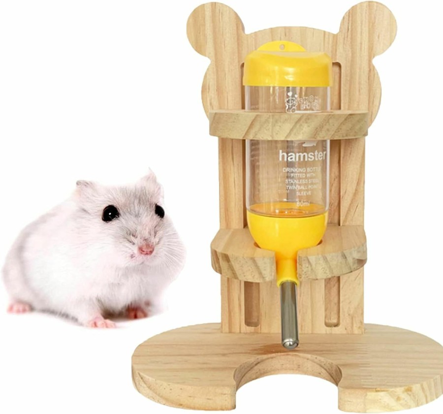 Small Animal Hamiledyi | Hamiledyi Pet Hanging Water Bottles Adjustable Height Hamster Water Dispenser 80Ml Water Bottle No Drip For Small Rodents Animals Guinea Pig Hamster Gerbil Dwarf Hamster