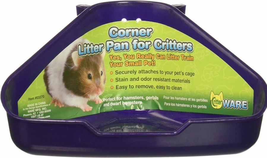 Small Animal Ware mfg. inc. bird/sm an | Corner Litter Pan For Critters