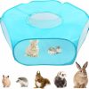 Small Animal PrimePets | Primepets Small Animal Playpen, Guinea Pig Playpen, Foldable Hamster Cage Tent With Zipper Cover, Waterproof Play Yard Fence For Hamster Rabbit Kitten, Indoor Small Pet Exercise Pen