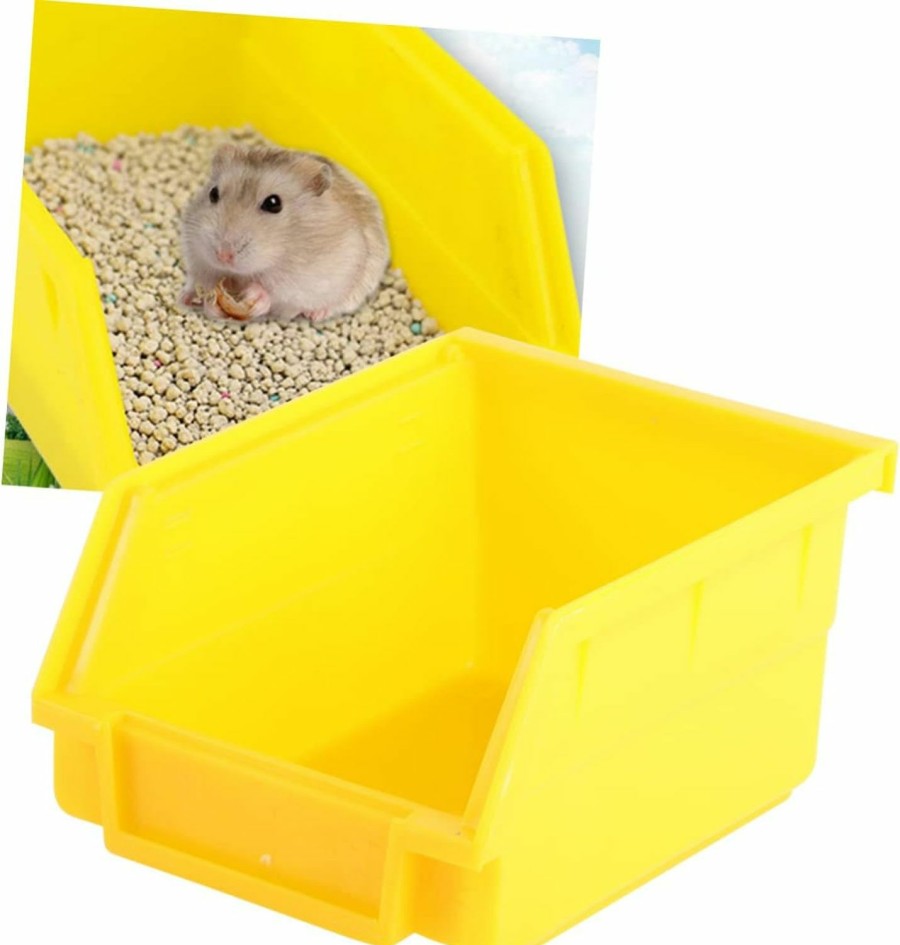 Small Animal balacoo | Balacoo Tray For Bathtub Hamster Litter Box Gerbil Hamster Potty Litter Hamster Maze Chinchilla Sand Hamster Toilet Sand Bath Sandbox Bath Tub Bath Basin For Hamster Hamster Bathroom Clean