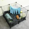 Small Animal Oneluck | Oneluck Guinea Pig Cages For 2,With Hideout, 8 Square Feet Small Animal House,Hutch With Waterproof Plastic Bottom Liner, Indoor Habitat Cage,Playpen For Small Pets, Bunny, Turtle