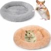 Small Animal KALIONE | Kalione Soft Flannel Guinea Pig Bed, Round Design, 7.5 In Diameter, Suitable For Small Animals