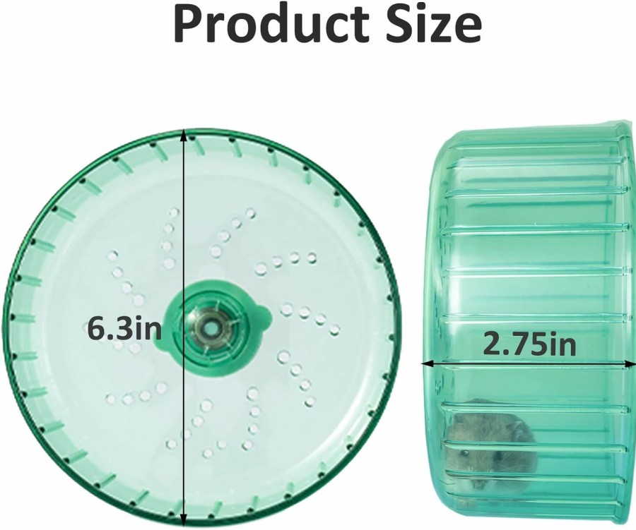 Small Animal BNOSDM | Bnosdm Hamster Wheel For Cage 6.3In Silent Spinner Gerbil Wheel Quiet Exercise Running Wheel For Dwarf Syrian Hamsters Mice Small Animals