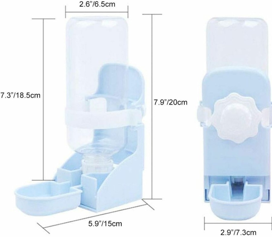 Small Animal Oncpcare | Oncpcare 2Pcs 17Oz Rabbit Water Bottle No Drip, Small Pet Suspended Water Dispenser For Cage, Hanging Automatic Small Animal Water Bowl For Bunny Chinchilla Hedgehog Ferret Hamster