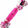 Small Animal Petmate | Petmate 30908 Tee Tug Rope Toy For Pets, Large, Assorted Multi-Colored (Blue, Green And Pink)