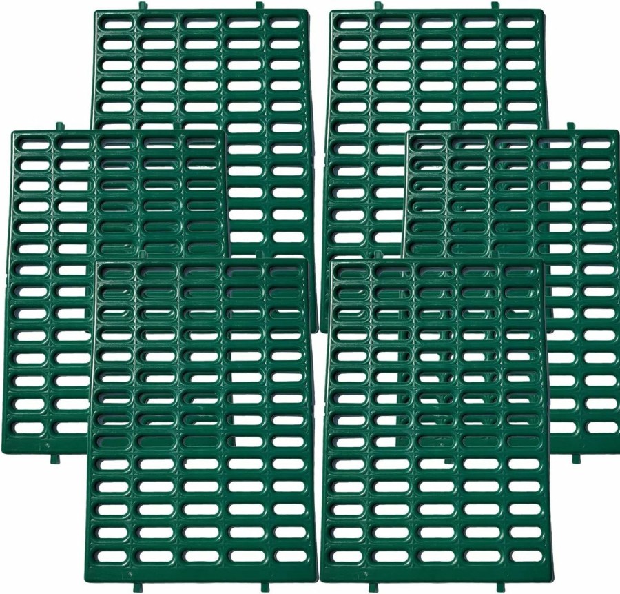 Small Animal Generic | Saguaro Acres Rabbit Cage Resting Mat - Pack Of 6 (Green)