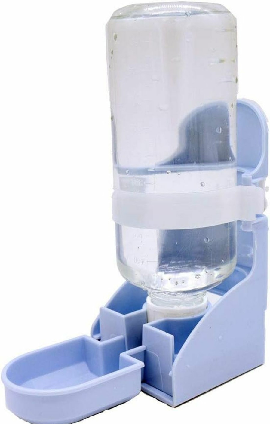 Small Animal RUBYHOME | Rubyhome Rabbit Water Bottle No Drip 17 Oz Hanging Water Fountain Automatic Dispenser Water Feeder For Bunny Chinchilla Guinea Pig Hedgehog Ferret (Blue)