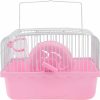 Small Animal VILLCASE | Villcase Portable Hamster Cage, Pet Hamster Cage With Running Wheel And Water Bottle, Travel Carry Rat Cage, Hamster Carry Case Cage Travel & Outdoor For Hamster Small Animals