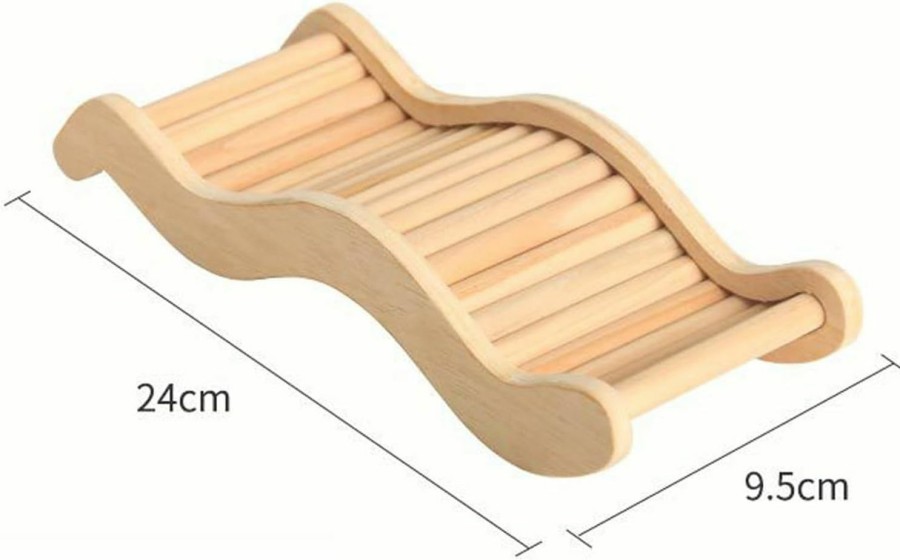 Small Animal DEFKIYT | Defkiyt Hamster Climbing Ladder, Hamster Bridge Wooden Wavy Hamster Ladder Hamster House Climbing Ladder For Hamsters Gerbils Mice And Small Animals