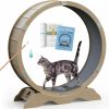 Small Animal Athlecat | Athlecat Cat Exercise Wheel - Training Guide And Toy Included - 40'' Wheel Diameter Cat Wheels For Indoor Cats - Cat Treadmill - Cat Running Wheel - Easy Pre-Installed Design Large Cat Wheel