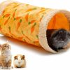 Small Animal ORZECHKO | Orzechko Rabbit Hideout Tunnel - Small Animal Tunnel Tube House Indoor For Bunny Guinea Pig Rat Hamster Ferret Chinchilla - Playing Sleeping Resting Soft Fleece Foldable Nest Habitat