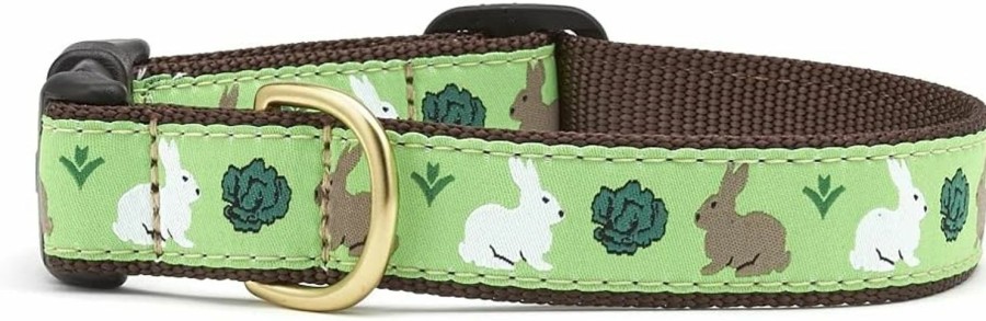 Small Animal Up Country | Up Country Garden Rabbit Pattern (Garden Rabbit Dog Collar, Medium (12 To 18 Inches) 1 Inch Wide Width)