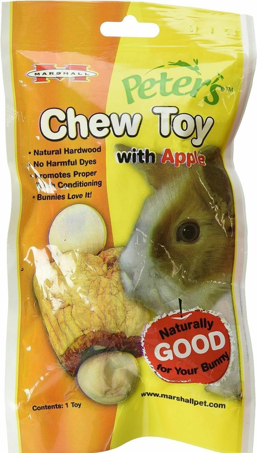 Small Animal Marshall Pet Products | Marshall Pet Products Chew Toy With Apple [Set Of 3]