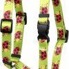 Small Animal Yellow Dog Design | Yellow Dog Design Lovely Ladybugs Roman Style Dog Harness, X-Large/1\" Wide