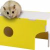 Small Animal MILIFUN | Milifun Hamster Houses And Hideouts, Chinchilla House Dwarf Hamster Hideout With Climbing Ladder Slide, Multi-Chamber Small Animal Maze Hut For Hedgehog Syrian Mice Hideout.