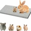 Small Animal FlidRunest | Flidrunest Plus Size Large Rabbit Grinding Claw Pads, Durable Bunny Scratch Foot Pads, Small Animals Teeth Grinding Stone Chew Toys For Hedgehog Chinchilla Hamster Gerbil Rat Digging Pads