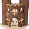 Small Animal Litewoo | Hamster Chewing Toy Natural Wooden House Safe Hideout Hut For Mice Gerbils