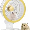 Small Animal wiwens | Wiwens Silent Hamster Wheel Exercise Running Toys Quiet Spinner With Adjustable Stand For Hamsters Gerbils Mice Or Other Small Animals 8.4\"