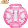 Small Animal Pssopp | 2Pcs Pet Tube Tunnel Toy Fun-Nels Tube Hamster External Diy Pipeline Tunnel Fittings Cage Accessories Hamster Fun Tunnels Pet Mouse Plastic Tube Toys (Pink)