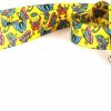 Small Animal Yellow Dog Design | Yellow Dog Design Standard Lead, Butterflies On Yellow, 1\" X 60\" (5 Ft.)