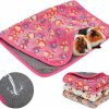 Small Animal YUEPET | Yuepet Waterproof Guinea Pig Blankets Washable 3 Pack Small Animal Fleece Cage Liners Pet Soft Sleep Mat Pad Cover Warm Flannel Throw For Hamster Guinea Pig Rabbit Chinchilla Hedgehog Ferret 23\" 16\"