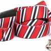 Small Animal Yellow Dog Design | Yellow Dog Design Team Spirit Red, Black White Dog Leash-With Comfort Handle-Small/Medium-3/4 5' X 60\"