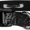 Small Animal Strapworks | Moose Pet Wear Camo Dog Collar - Camouflage Waterproof Dog Collar, Made In The Usa - 1 Inch Adjusts 16 - 27 Inches, Extra Large, Digi Camo Dark