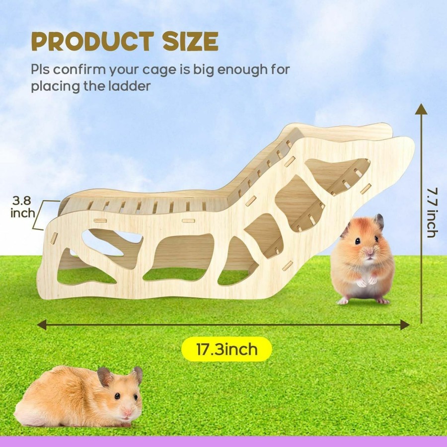 Small Animal AccEncyc | Hamster Tunnel Hamster Hideout Climbing Hamster Ladder For Burying In Hamster Bedding Or Connecting With Hamster Nut Hamster Stuff Hamster Cage Accessories