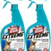 Small Animal Simple Solution | Simple Solution Extreme Stain Odor Remover Spray (64 Fl Oz) 2 Pack