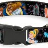 Small Animal Buckle-Down | Buckle-Down Breakaway Cat Collar - Disney Princesses & Prince'S Dancing - 1/2\" Wide - Fits 6-9\" Neck - Small