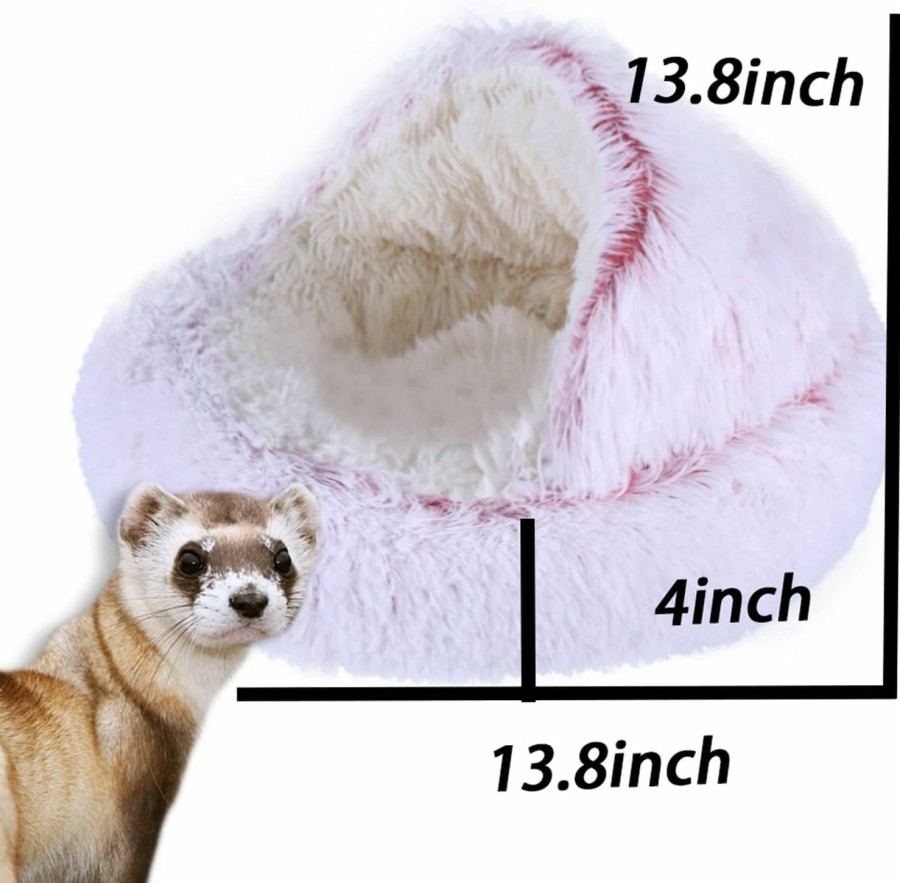 Small Animal FULUE | Ferret Bed Cave And Hideouts,Ferret Hideaway Bed Accessories For Cage Ferret Beds And Hideouts (Gray)