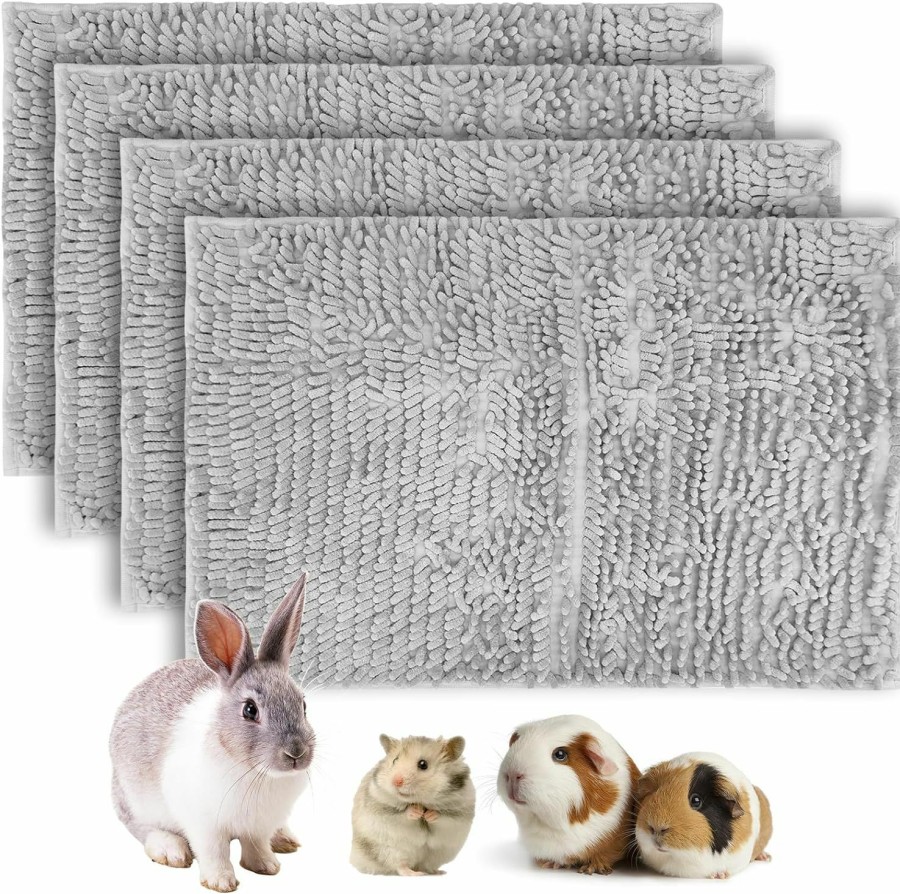 Small Animal PINVNBY | Pinvnby 2Pcs Guinea Pigs Cage Liners Washable Pee Pads For Dogs Rabbits Training Pad Guinea Pig Liner Pet Feeding Mat For Guinea Pig Rabbit Puppy Hedgehog Chinchilla(15.7 X 42.24 Inch)