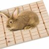 Small Animal Hamiledyi | Bunny Toys Rabbit Foot Pad Chinchilla Guinea Pig Scratching Wood Board