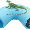 Small Animal Oooct | Hermit Crab Climbing Toys, Plastic Collapsible Pet Tunnel Hideout Toy, Reptile Cage Or Tank Accessories, Foldable Tube Toy For Hermit Crab Hamster Guinea Pig Rat Ferret