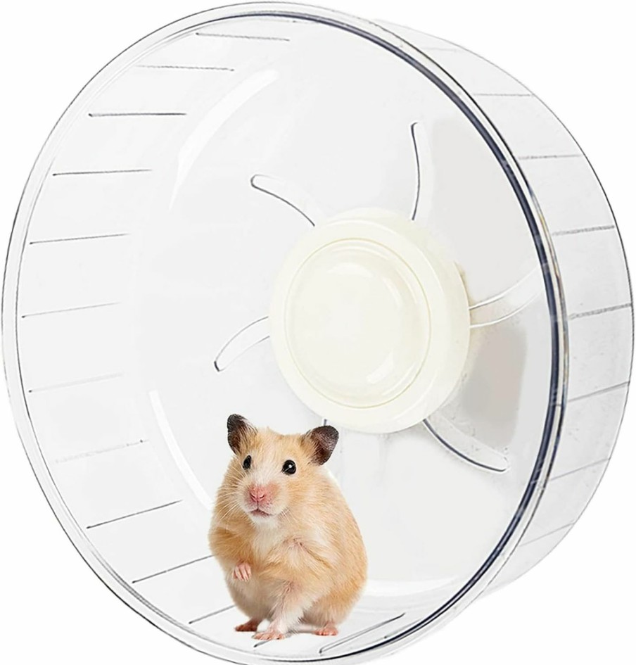 Small Animal WHFPS | Whfps Silent Hamster Exercise Wheel - Hamster Toy Accessories 7.9 Inch Running Spinner Quiet Hamster Runner For Small Animal Pet Gerbil Dwarf Syrian Hamster Hedgehog Rat Mouse Mice Etc.