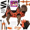 Small Animal MAcosiness | Pet Grooming Hammock For Nail Trimming - Complete Groomers Helper Set For Pets - Pet Grooming Hammock With Hooks Dog Nail Clipper - Dog Hammock For Nail Clipping - Dog Sling Lift Harness For Dogs Cats