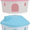 Small Animal TEHAUX | Hamster Hideaway- 2Pcs Small Animal House Hideout Toy Hamster Hut For Rat Mouse Guinea Pig