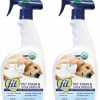 Small Animal FIT | Fit Organic: All Natural Stain & Odor Eliminator, Pet Stain And Odor Remover, Spot Carpet Cleaner, Enzyme Free-24 Oz (2-(Pack))