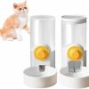 Small Animal Hamiledyi | Hamiledyi Rabbit Food Water Bottle Ferret Hanging Fountain Automatic Dispenser Chinchilla Food Feeder Bowl No Leak Detachable Crock For Puppy Chinchilla Guinea Pig