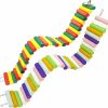 Small Animal Fejapa | Rainbow Bridge Long Flexible Bendy Climbing Ladder Hanging Wooden Chew Toy For Bird Parrot Guinea Pig Chinchilla Chipmunk Sugar Glider Gerbil Mice Mouse Small Animal Suspension Bridge Toy Dwarf Syrian