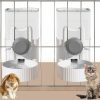 Small Animal kathson | Kathson 2Pcs Hanging Automatic Cat Water Dispenser 1L Gravity Rabbit Waterer For Cage Pet Water Feeder Station Bowl Self Feeding For Kitten Puppy Bunny Guinea Pig Ferret Hedgehog